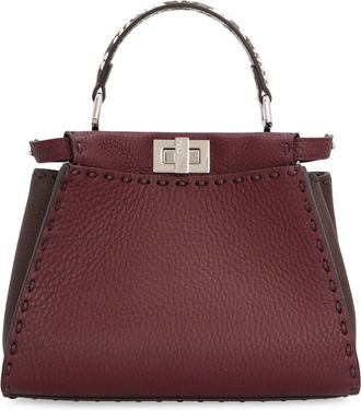 Fendi Handbags, female, Red, ONE SIZE, Peekaboo Mini