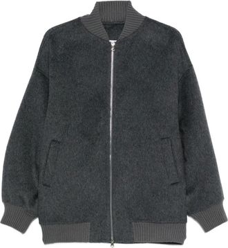 Isabelle Blanche Giacca con zip - Grigio