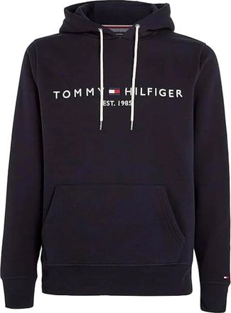 Tommy Hilfiger Blauwe Hoodie Regular Fit - Heren - Hoodies - Blauw - S - Katoen - Hoodies & sweatvesten