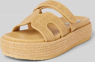 Steve Madden Slides mit Plateausohle Modell BIGMISSILE in Beige, Gr&ouml;&szlig;e 36