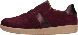 Gabor Schoenen, Dames, Rood, 38 1/2 EU, Leer, 6011 Sneakers