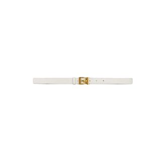 Elisabetta Franchi Belts, female, White, Size: XL cinture Pelle