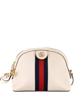 Gucci Ophidia Dome Shoulder Bag Leather Small crossbody bag - Beige