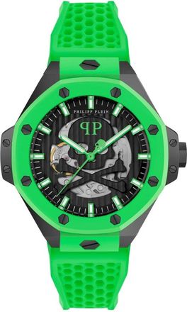 Philipp Plein Plein $keleton Royal - Heren - Horloges - Groen - ONE Size - Accessoires