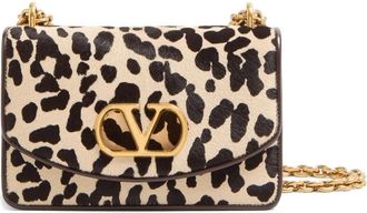 Valentino Garavani Leopard-print VLogo Shoulder Bag