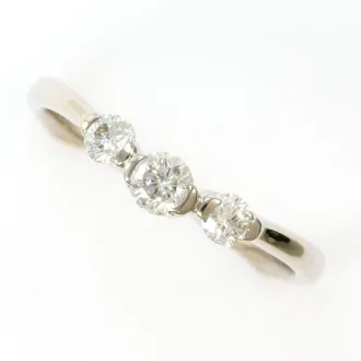 C&A White Gold White Gold (18K) Band Ring (Pre-Owned)