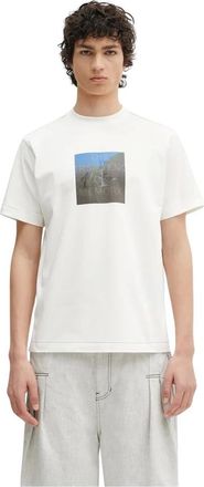 Ader Error Tops, Heren, Wit, XL, Katoen, Katoenen T-shirt