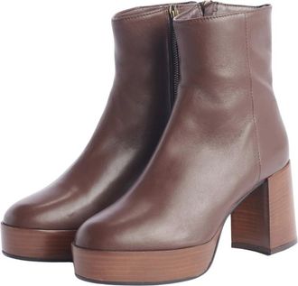 L'Arianna Mujer, Zapatos, Marr&oacute;n, Talla: 40 1/2 EU