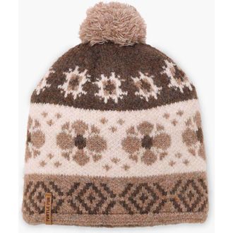 Turtle Fur Camilla Pom Beanie in Natural at Nordstrom