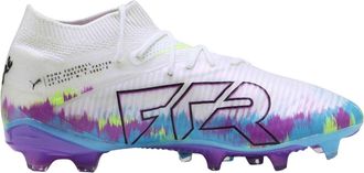 Puma Future 8 voetbalschoenen voor dames, geschikt voor kunstgras (Wit, Groen, Zwart)