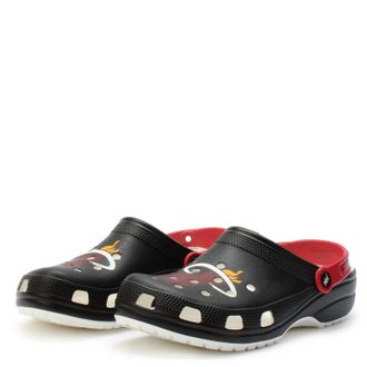 Crocs Mens Crocs NBA Miami Heat Classic Clogs Black Casual Shoes GBO2607