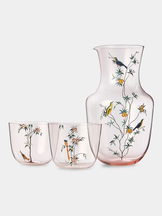 Lobmeyr Garden of Paradise Hand-Painted Crystal Collection