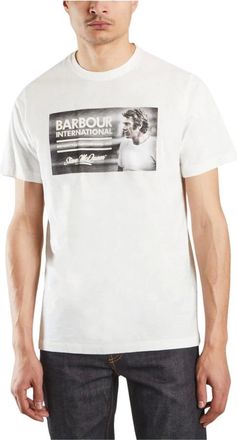 Barbour Uomo, Top, Bianco, L, new
