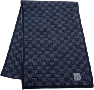 Louis Vuitton Pre-owned Scarves, male, Black, Size: ONE SIZE Pre-owned Shawl