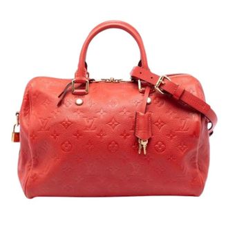 Louis Vuitton Pre-owned Handbags, female, Red, Size: ONE SIZE Pre-owned Speedy Bandouliere 30