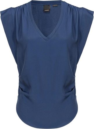 Pinko Stijlvolle Melpomene Trui - Dames - Blouses - Blauw - M - Overhemden