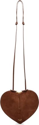 Alaia Le Coeur Suede Cross-body bag - Brown - One Size