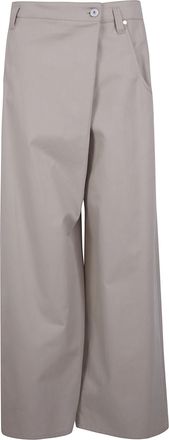 Brunello Cucinelli Wide Leg Asymetrica Pants