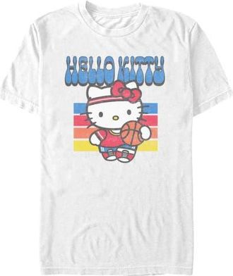 Hello Kitty Mens Hello Kitty Retro and Sports Hello Kitty Graphic T-Shirt in White at Nordstrom, Size Xxx-Large