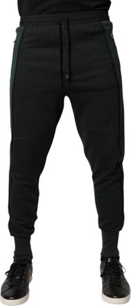 Dolce & Gabbana Black Cotton Blend Jogger SweatMens Mens Pants (Pre-Owned)