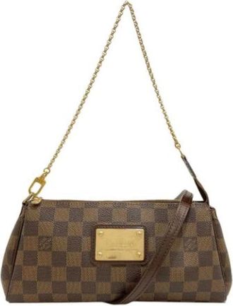 Louis Vuitton Pre-owned Damier Mini Handtas - Dames - Vintage Mini Tas - Bruin - ONE Size - Vintage