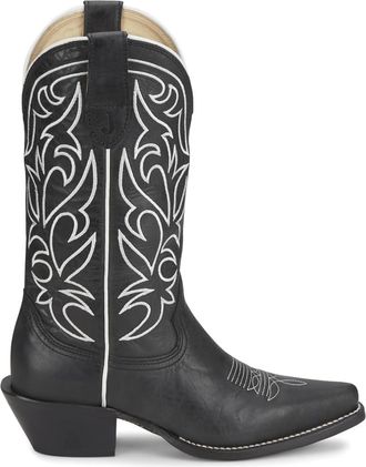Justin Womens Josephine Western Boot Snip Toe - Vn4432, Black, 4 UK