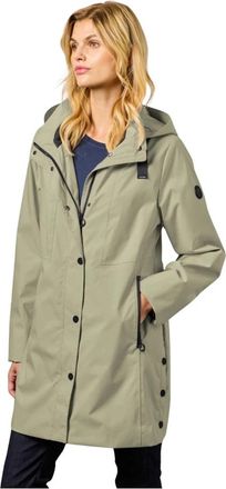 Junge Parka - Dames - Parka Jassen - Groen - XL - Jassen