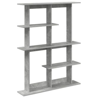 vidaXL Estante De Pared Gris Hormig&oacute;n 102 X 20 X 130 Cm Vidaxl