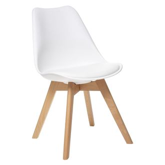 Atmosphera Silla baya Blanca - Patas De Haya Atmosphera Cr&eacute;ateur DInt&eacute;rieur