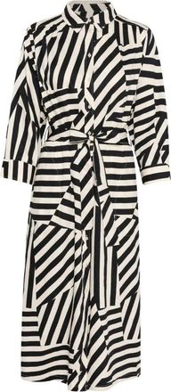 Part Two Deconstructed Stripe Overhemdjurk - Dames - Shirt Kleedjes - Veelkleurig - XS - Katoen - Kleedjes