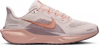 Nike Womens Air Zoom Pegasus 41 Shoes In Silt Red/mtlc Rose Gold