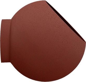 AYTM In-/Outdoor Design Blumentopf für die Wandmontage Globe, Ginger Bread