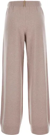 Fabiana Filippi Womens Trousers Wool And Silk - Beige