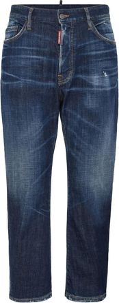 Dsquared2 Dark Blue Straight-leg Jeans