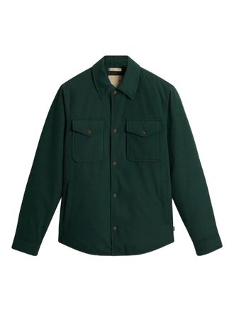 Woolrich button-fastening flap-pocket jacket - Green