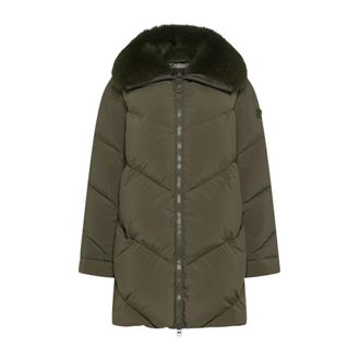 Peuterey Nasert ML Fur Parka - - Coats - Donna - Verde - XS