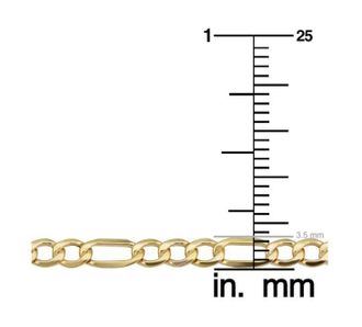 Pompeii3 10k Yellow Gold 3.6-mm Figaro Link Chain