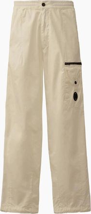 C.P. Company Mens Microreps Boxy Lens Cargo Pants - White - Size: 34