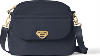 Baggallini Coastal Flip Lock Crossbody Bag in French Navy W/Gold Hardware at Nordstrom