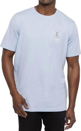 Travis Mathew Salty Tee In Heather Bel Air Blue