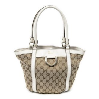 Gucci Pre-owned Womens Small D Ring Bucket Tote Shoulder bag - Beige - One Size