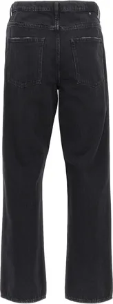 Golden Goose Mens Black Cotton Straight-Leg Jeans Clothing