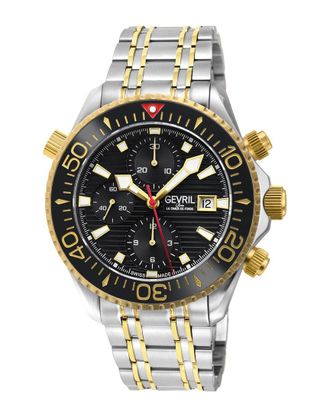 Gevril Group Mens Hudson Yards Chronograph Watch