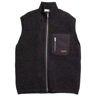 S&auml;tila Boxy Boil Vest Wollgilet - Unisex | schwarz