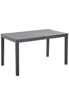 ambia GARDEN Gartentisch, Anthrazit, Kunststoff, rechteckig, eckig, 72x78x138 cm, Made in Italy, Gartenmöbel, Gartentische, Gartentische