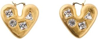 Jacquemus Les Boucles Coeur - Dames - Oorbellen - Geel - ONE Size - Accessoires