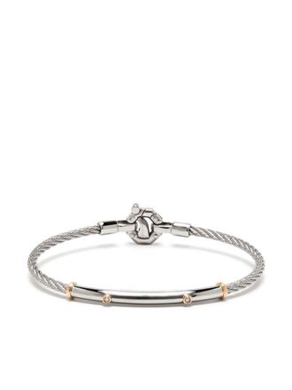 Baraka Schakelarmband met diamantdetail - Roze