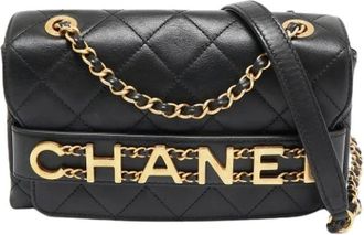 Chanel Borsa a tracolla in pelle Pre-owned - - Pre-owned - Donna - Nero - ONE SIZE