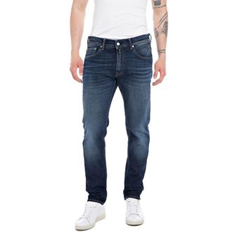 Replay Anbass herenjeans, slimfit, Smoked Azure 586, 32W / 32L van € ...