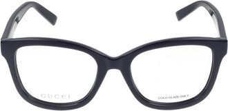 Gucci Glasses, female, Blue, Size: 53 MM Gg2104O Optical Frame